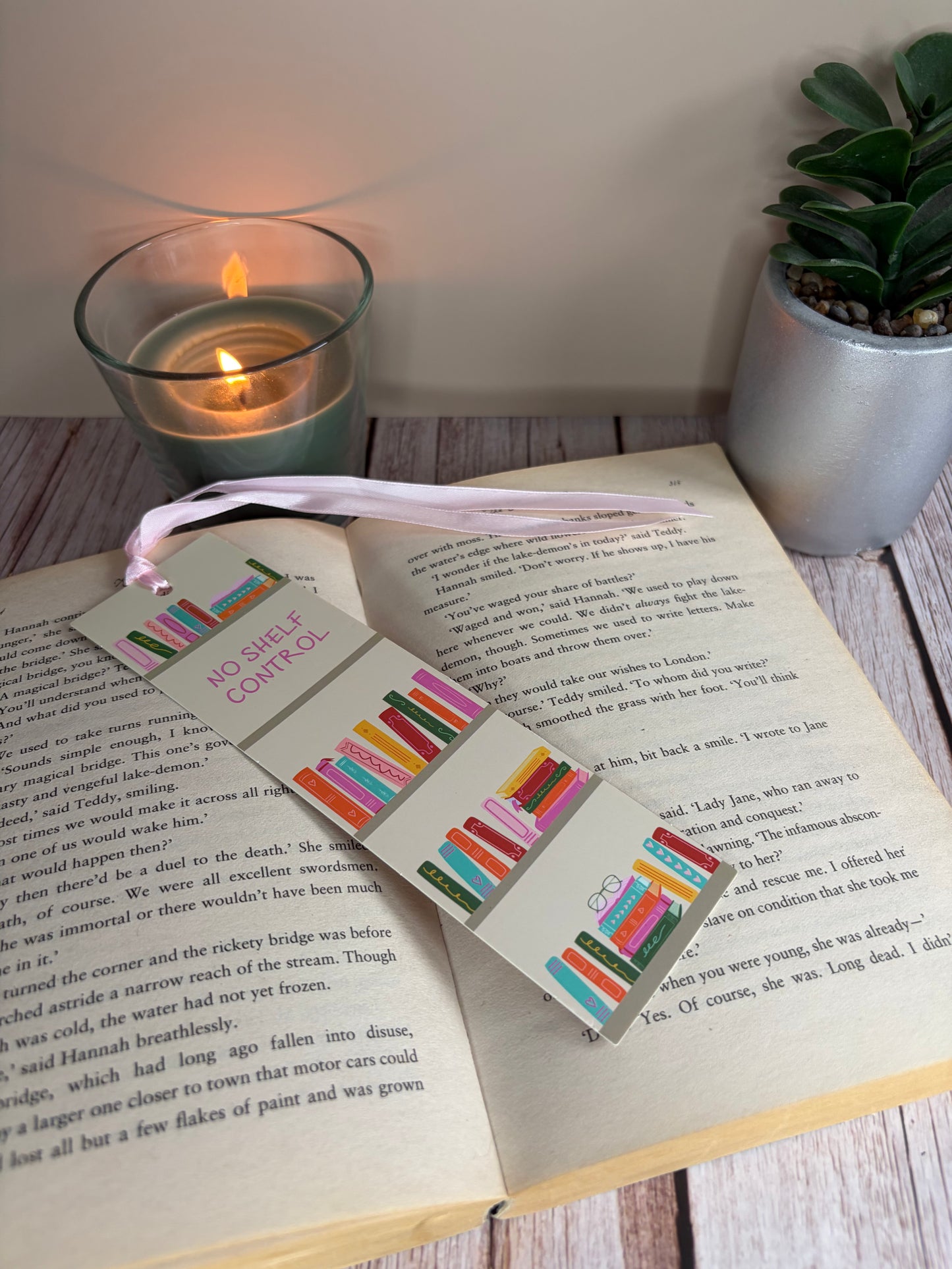 No shelf control bookmark