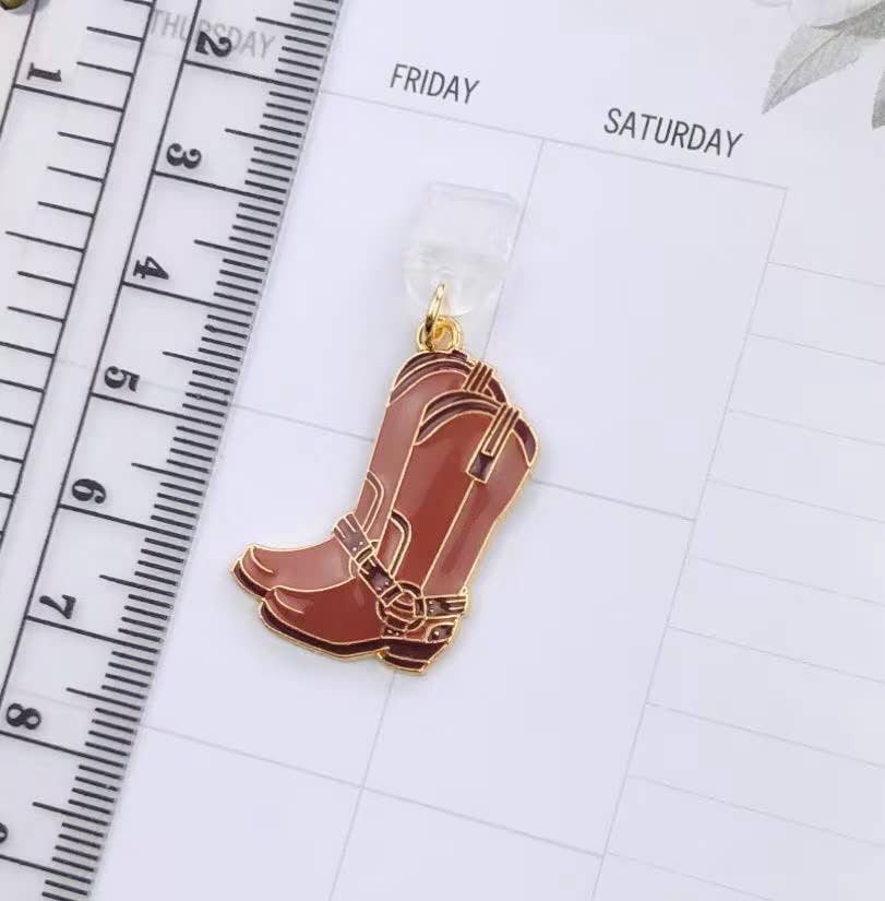 Cowboy Boots Dust Plug Charm For Phone Tablet & E-Reader