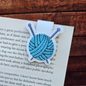 Knitting | Embroidered Magnetic Bookmark | Book Accessory