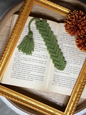 Green Crotched Bookmark