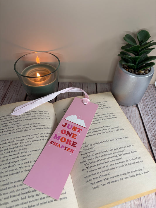 Just one more chapter bookmark