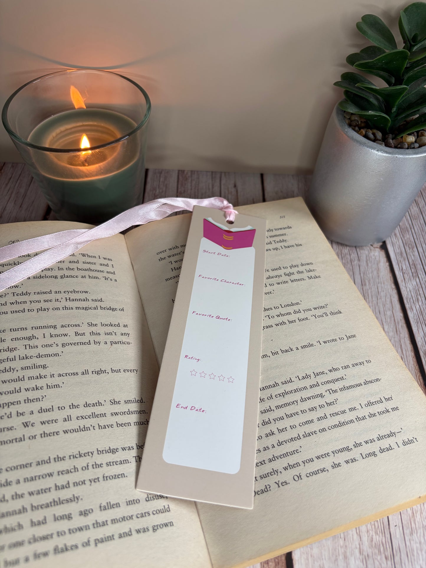 Book rating bookmark