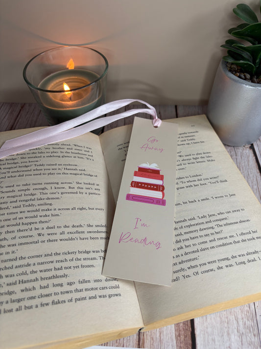 Go away I’m reading bookmark