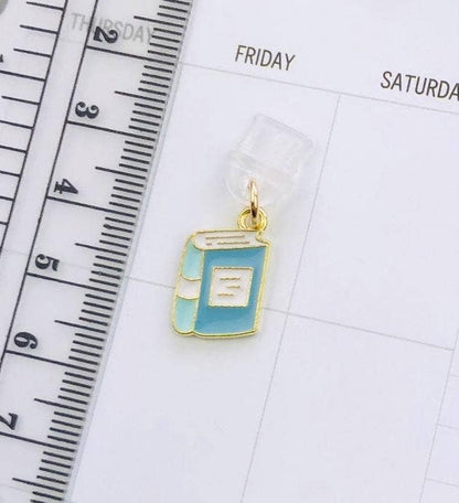 Blue Book Dust Plug Charm For Phone Tablet & E-Reader