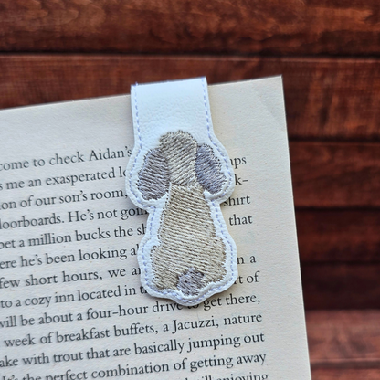 Poodle Back | Embroidered Magnetic Bookmark | Page Marker