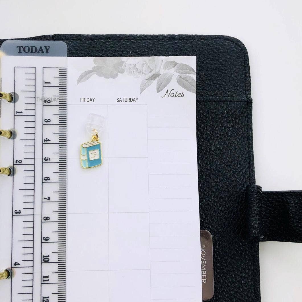 Blue Book Dust Plug Charm For Phone Tablet & E-Reader
